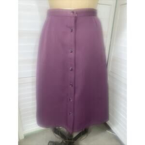 Vintage 70s The Gathering Sears Women's A-line Midi Length Purple Sz Medium
